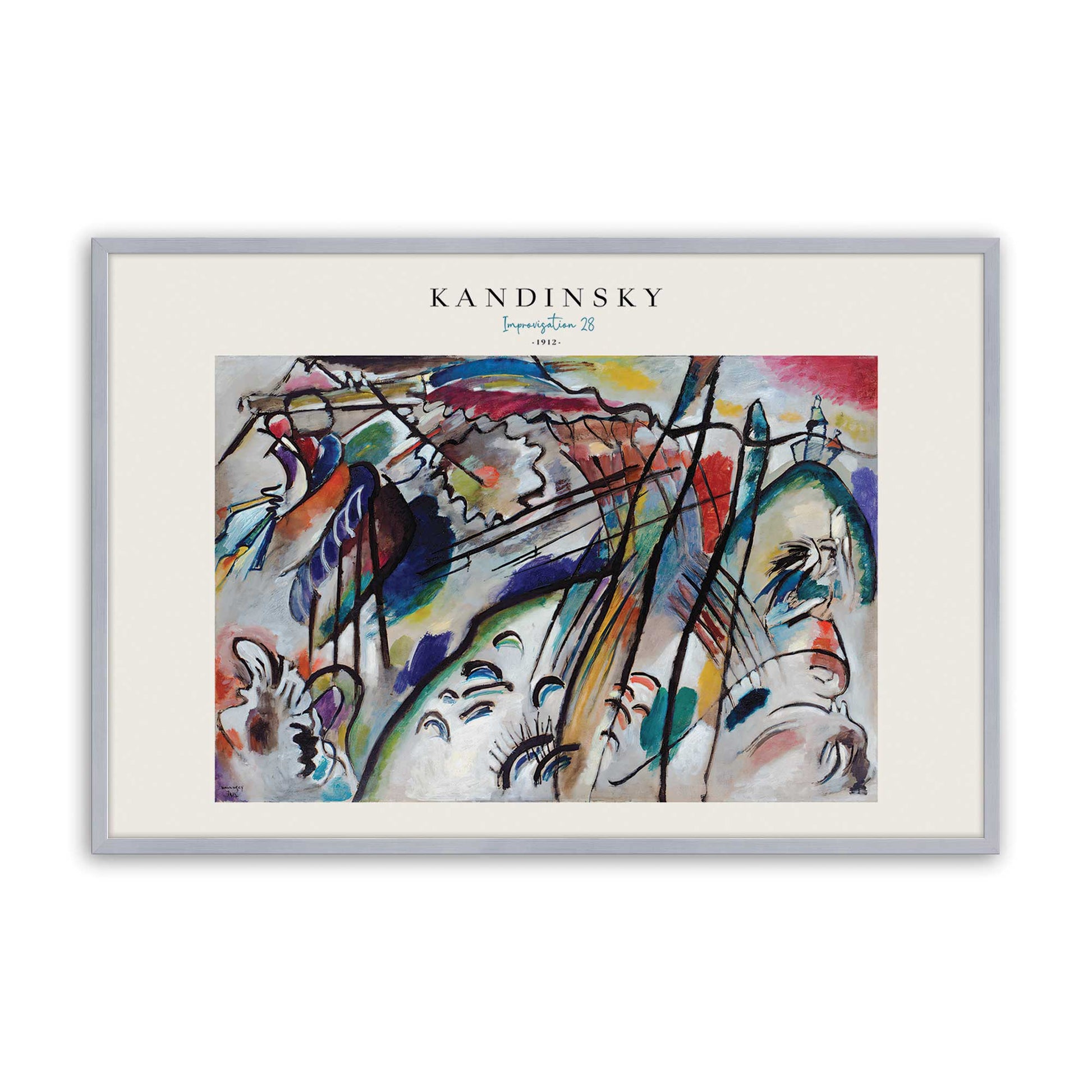 [Color:Polished Chrome], Picture of art in a Polished Chrome frame