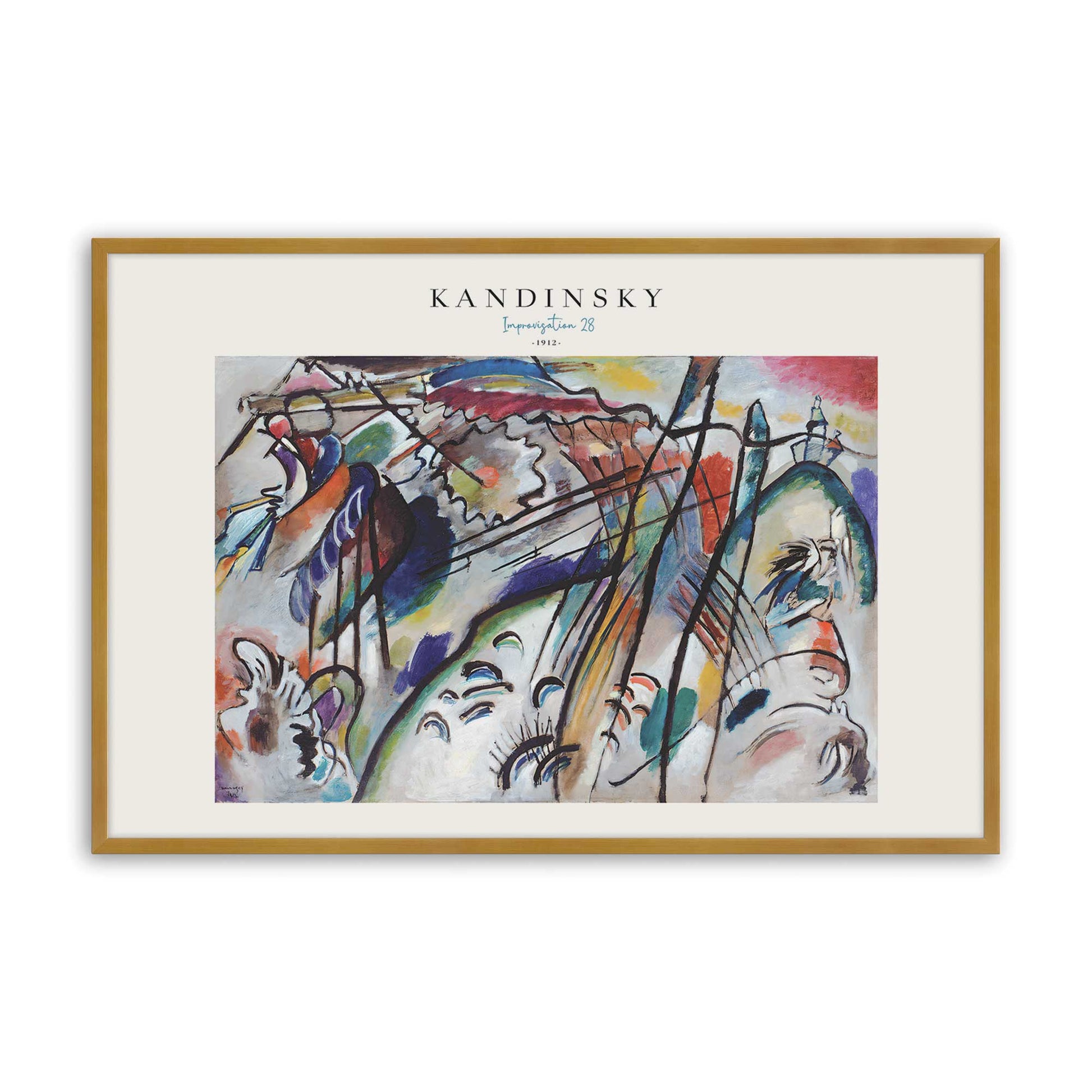 [Color:Polished Gold], Picture of art in a Polished Gold frame