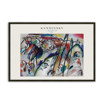 [Color:Satin Black], Picture of art in a Satin Black frame