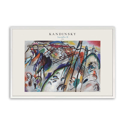 [Color:Opaque White], Picture of art in a Opaque White frame