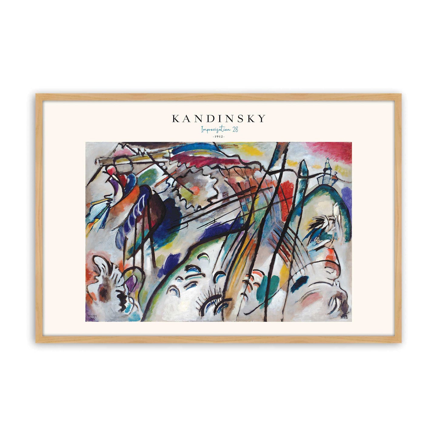 [Color:American Maple], Picture of art in a American Maple frame