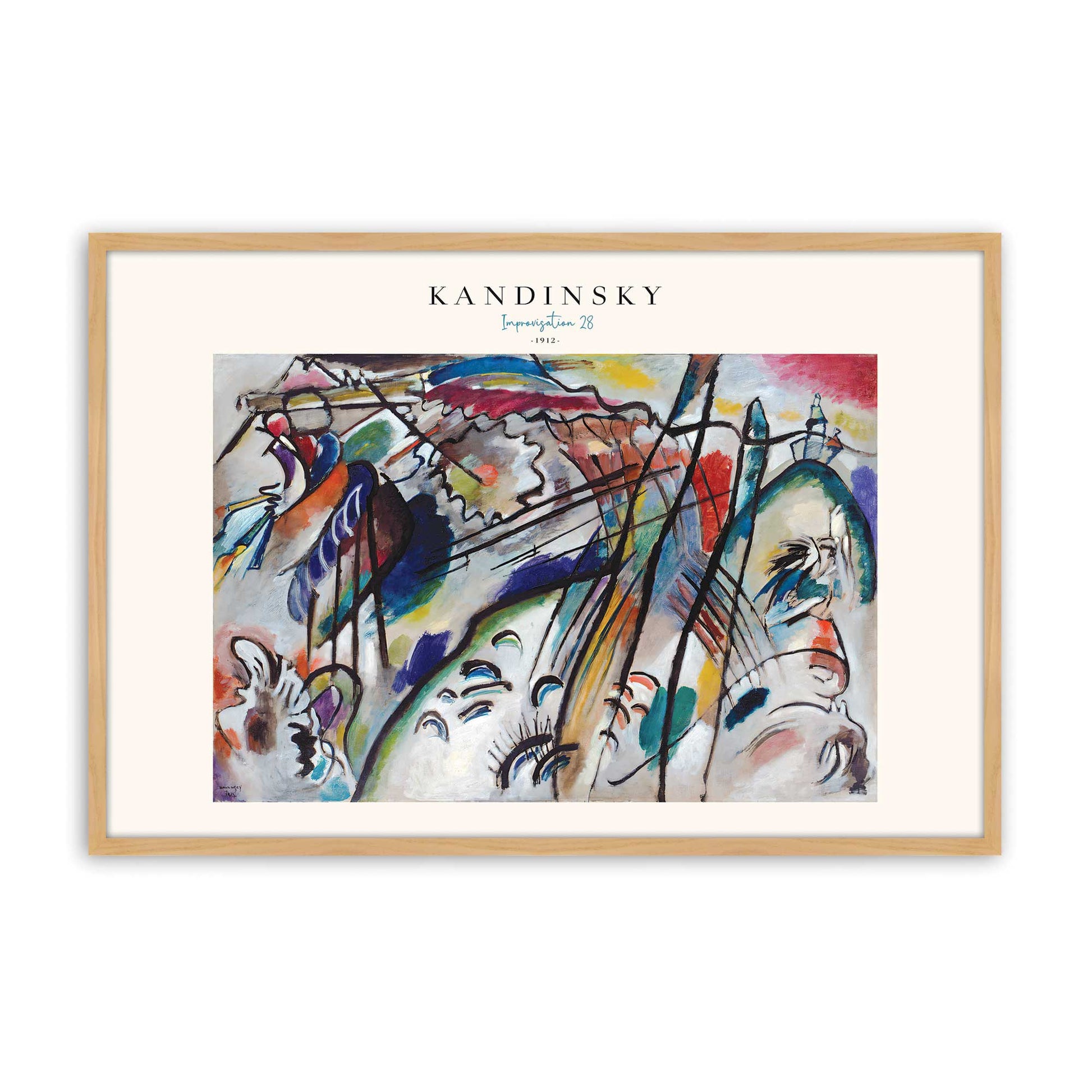 [Color:American Maple], Picture of art in a American Maple frame