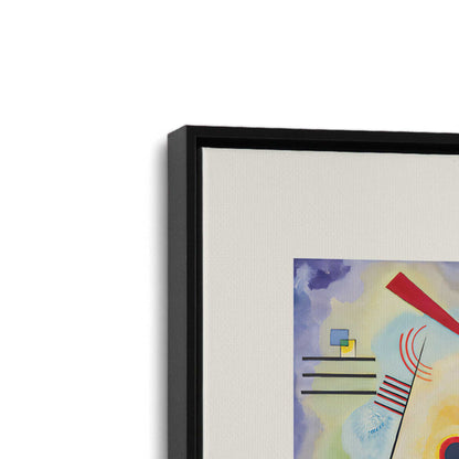[Color:Satin Black], Picture of art in a Satin Black frame at an angle