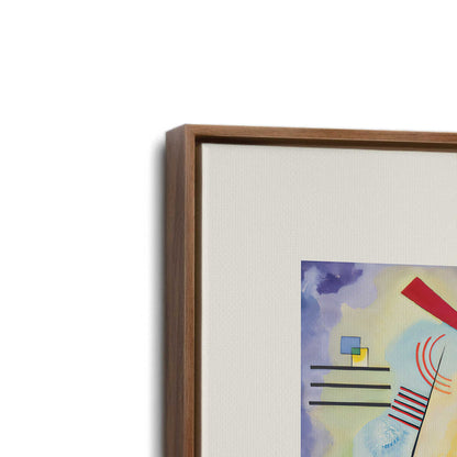 [Color:Walnut], Picture of art in a Walnut frame at an angle