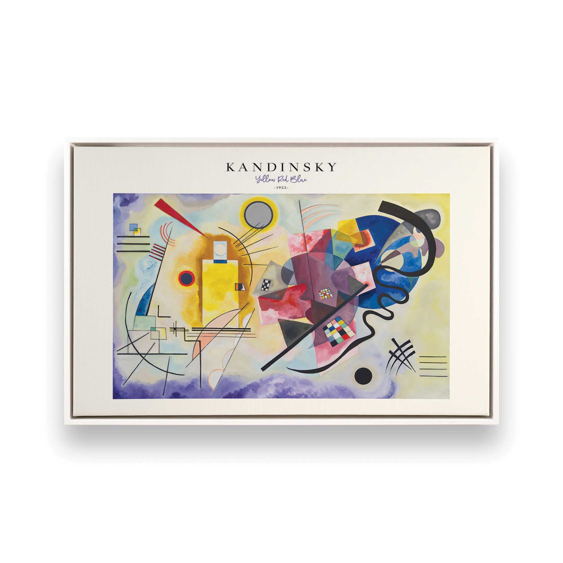 [Color:Opaque White], Picture of art in a White frame