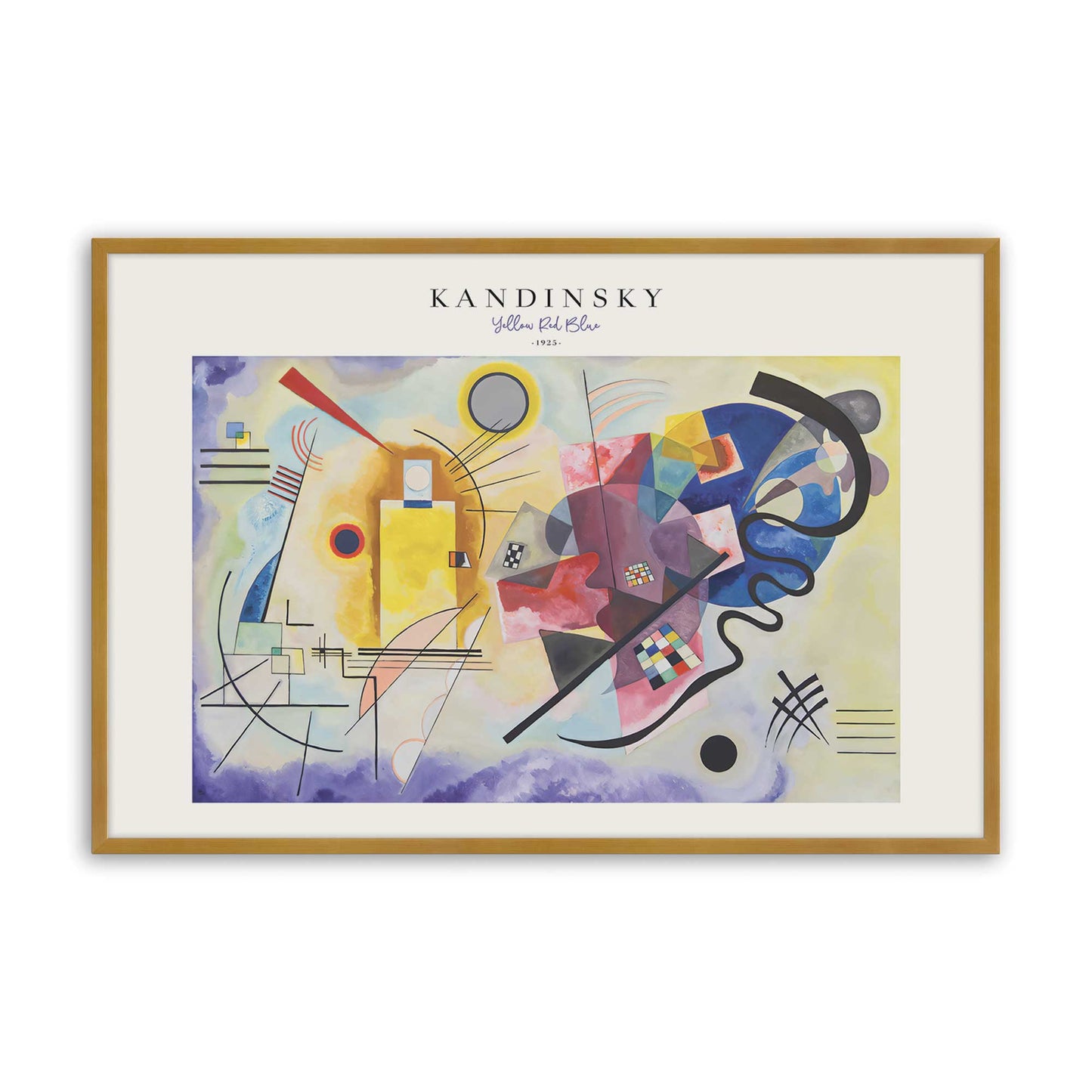 [Color:Polished Gold], Picture of art in a Polished Gold frame