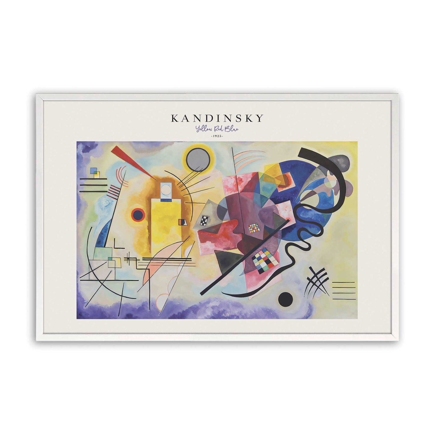 [Color:Opaque White], Picture of art in a Opaque White frame