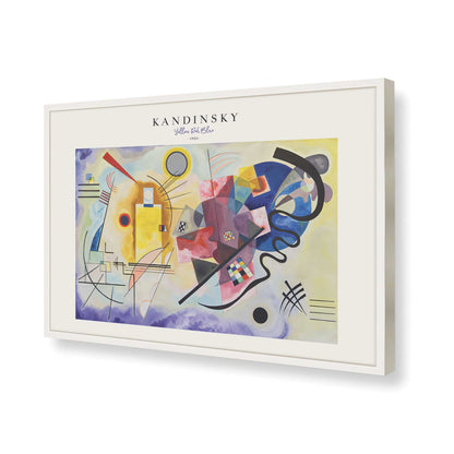 [Color:Opaque White], Picture of art in a Opaque White frame of the corner