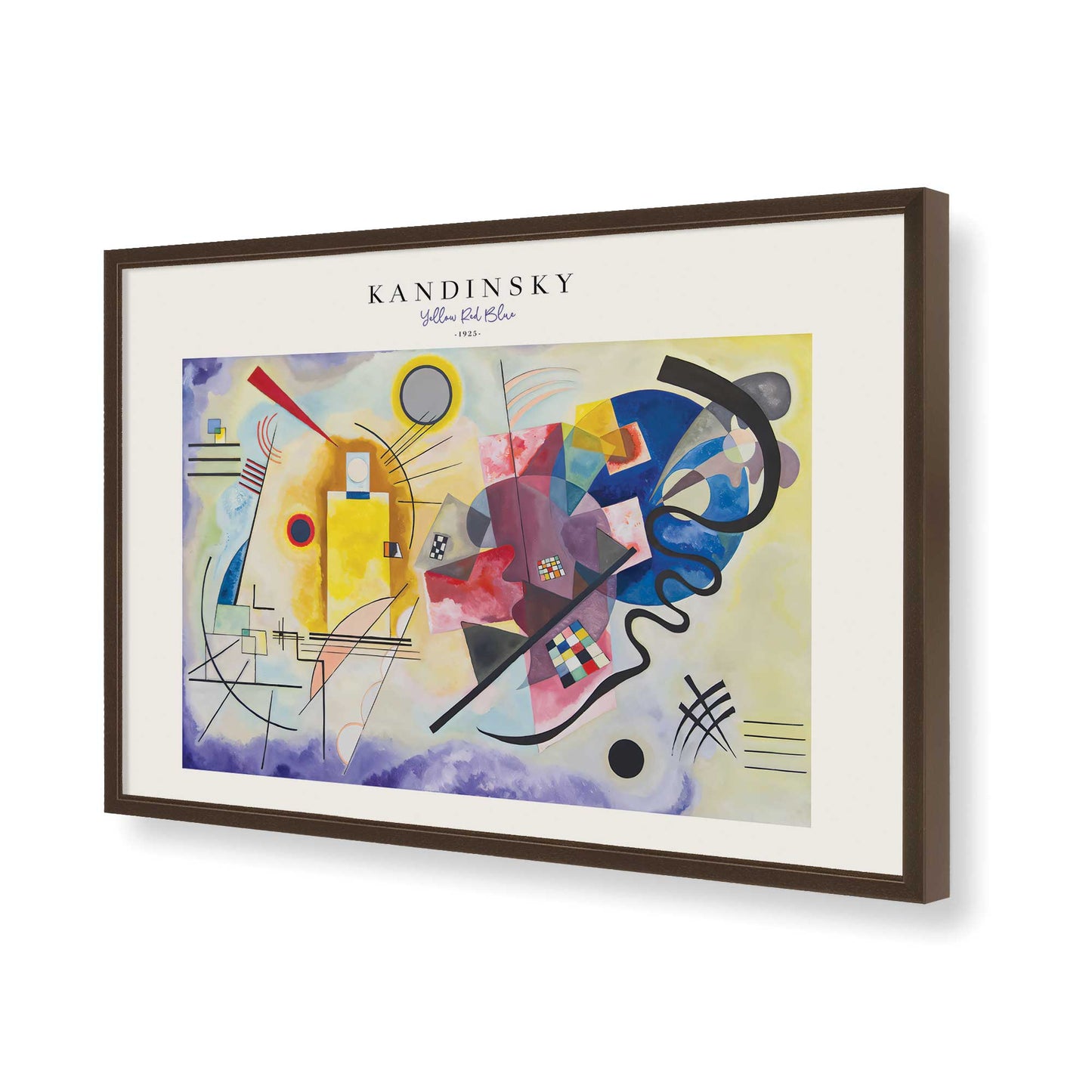 [Color:Belvinder Brown], Picture of art in a Belvinder Brown frame of the corner