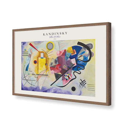 [Color:Walnut], Picture of art in a Walnut frame of the corner