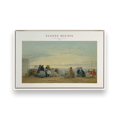 [Color:Opaque White], Picture of art in a White frame