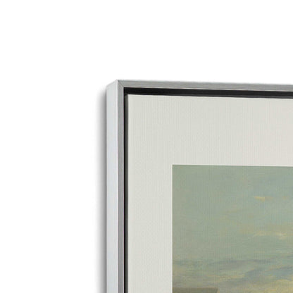 [Color:Polished Chrome], Picture of art in a Polished Chrome frame at an angle