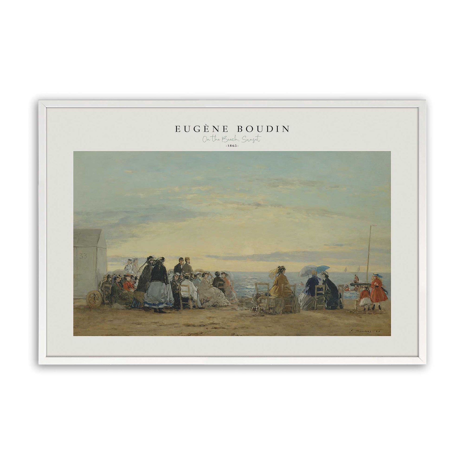 [Color:Opaque White], Picture of art in a Opaque White frame