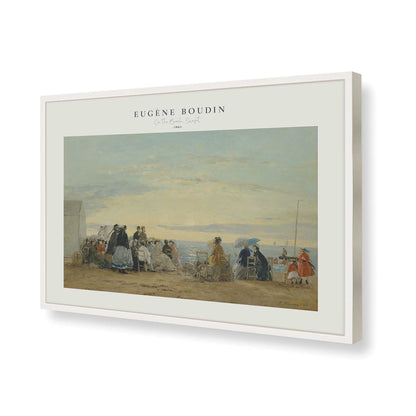 [Color:Opaque White], Picture of art in a Opaque White frame of the corner
