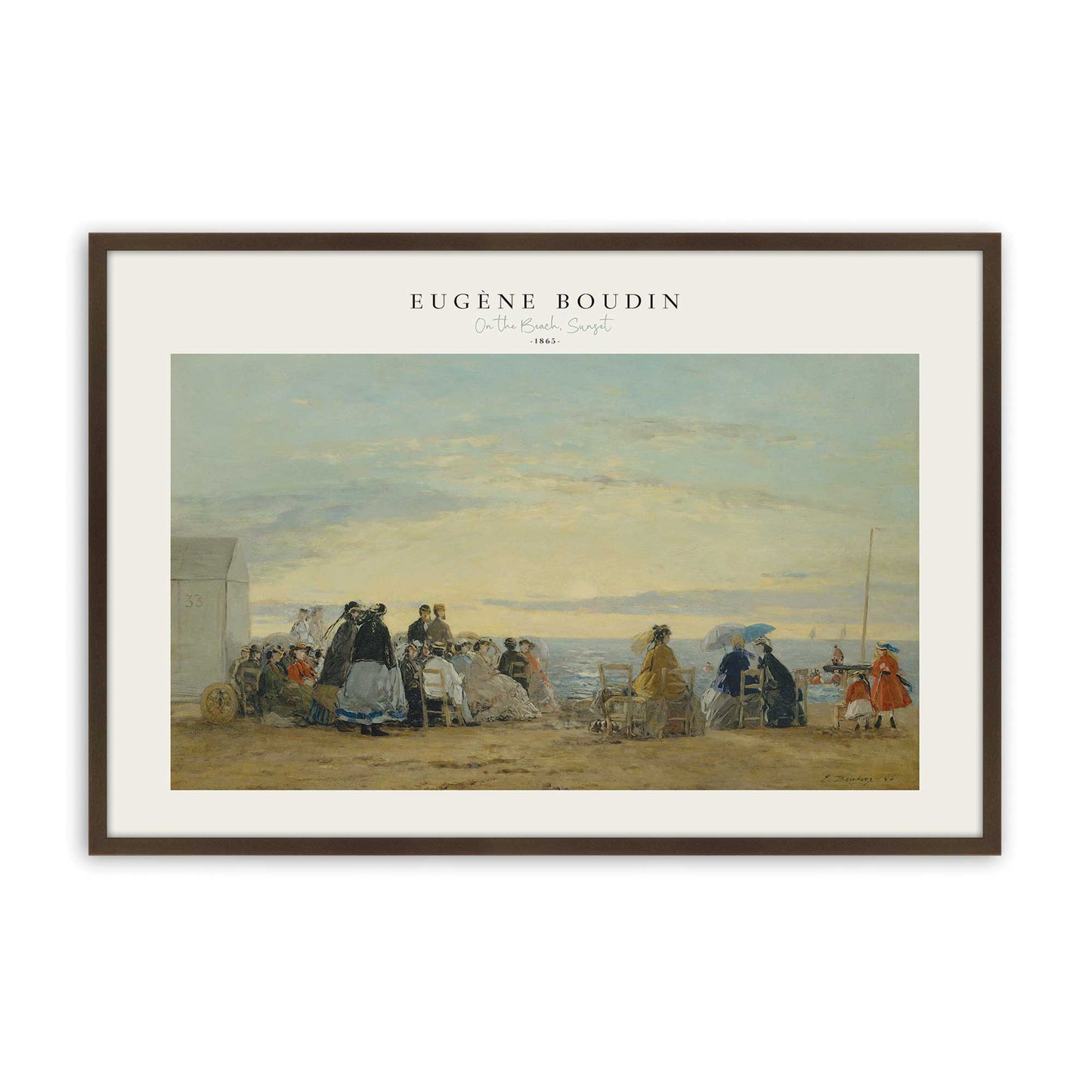 [Color:Belvinder Brown], Picture of art in a Belvinder Brown frame