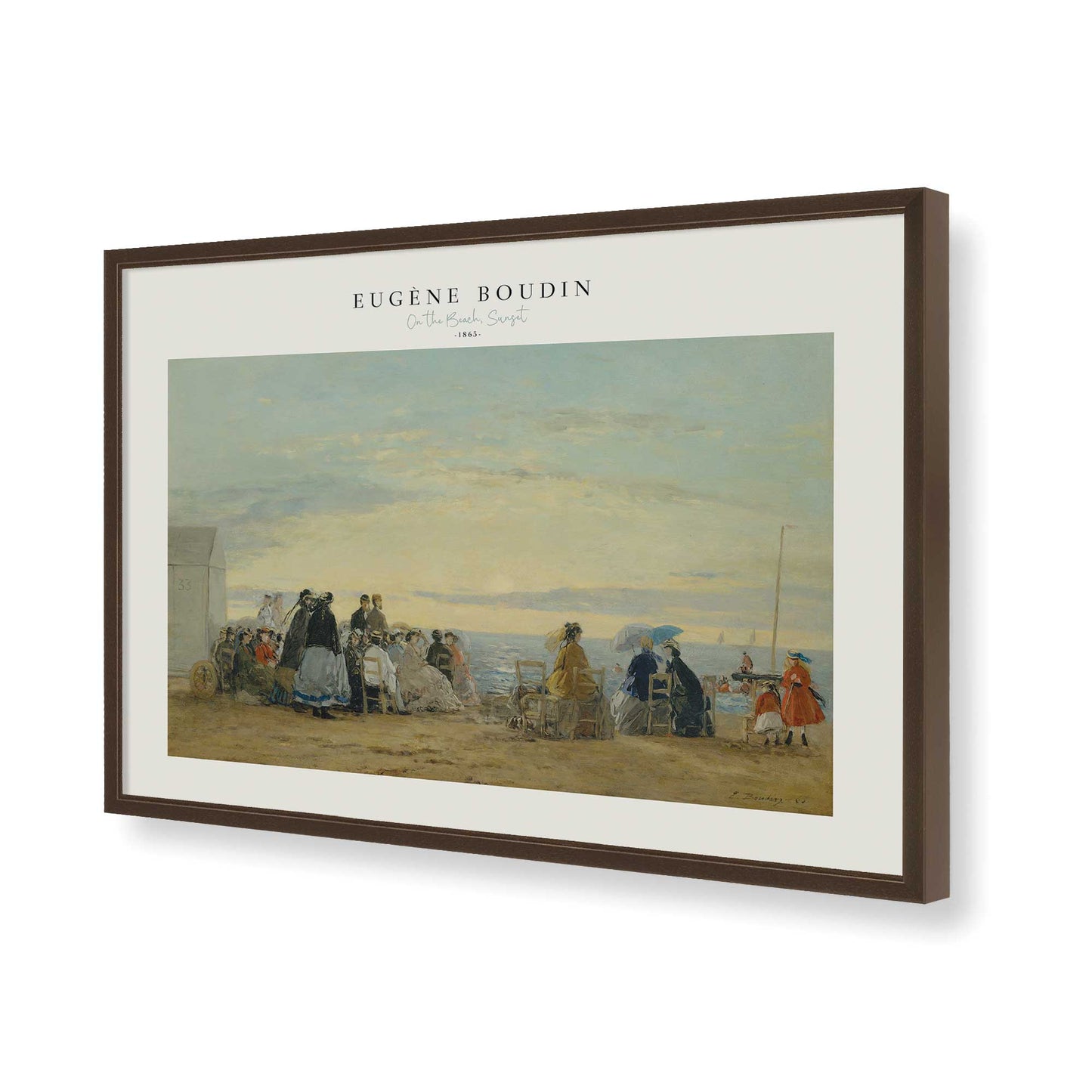 [Color:Belvinder Brown], Picture of art in a Belvinder Brown frame of the corner