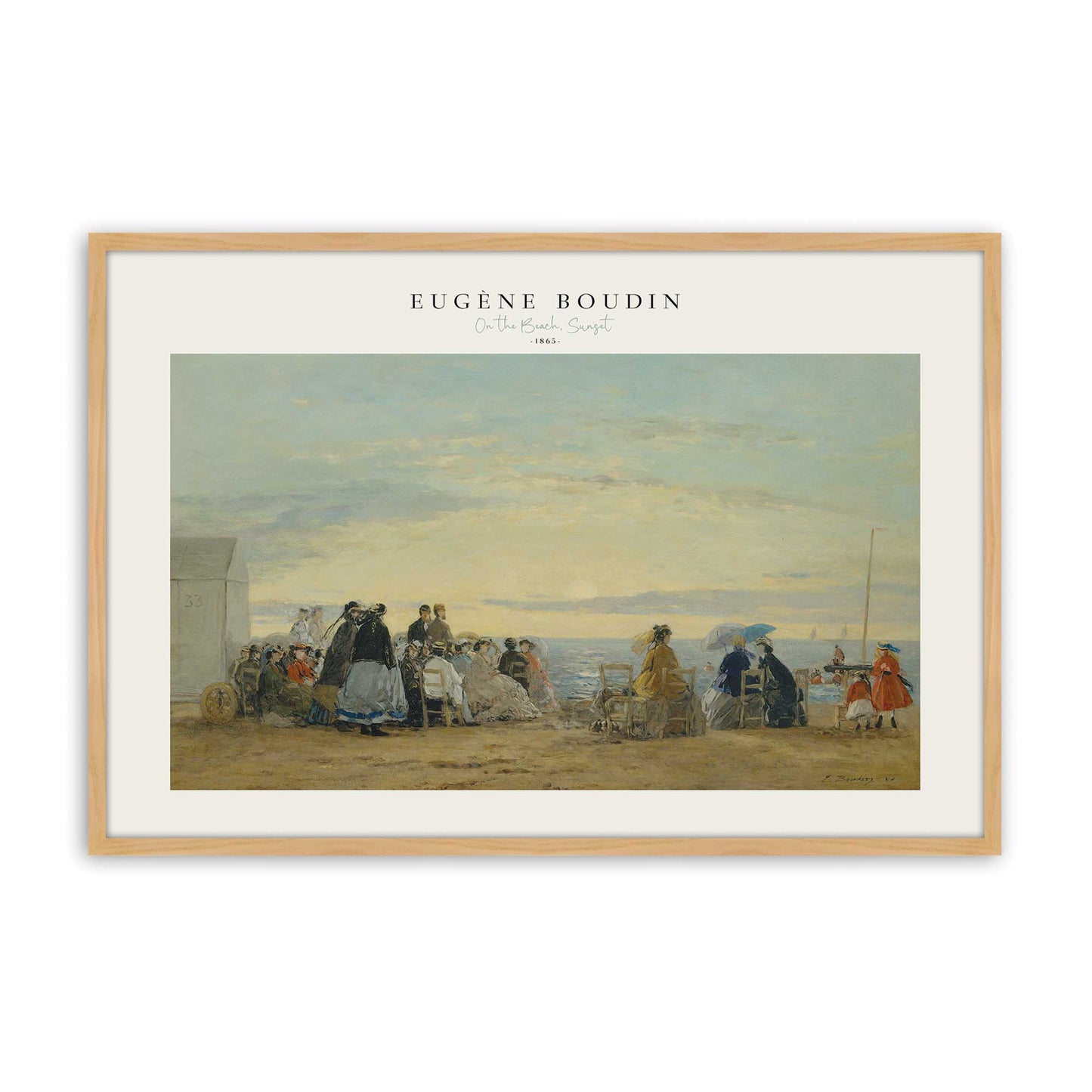 [Color:American Maple], Picture of art in a American Maple frame