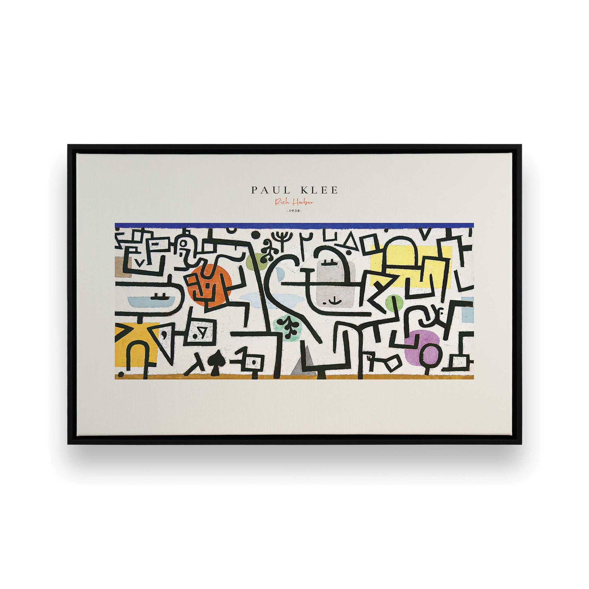 [Color:Satin Black], Picture of art in a Satin Black frame