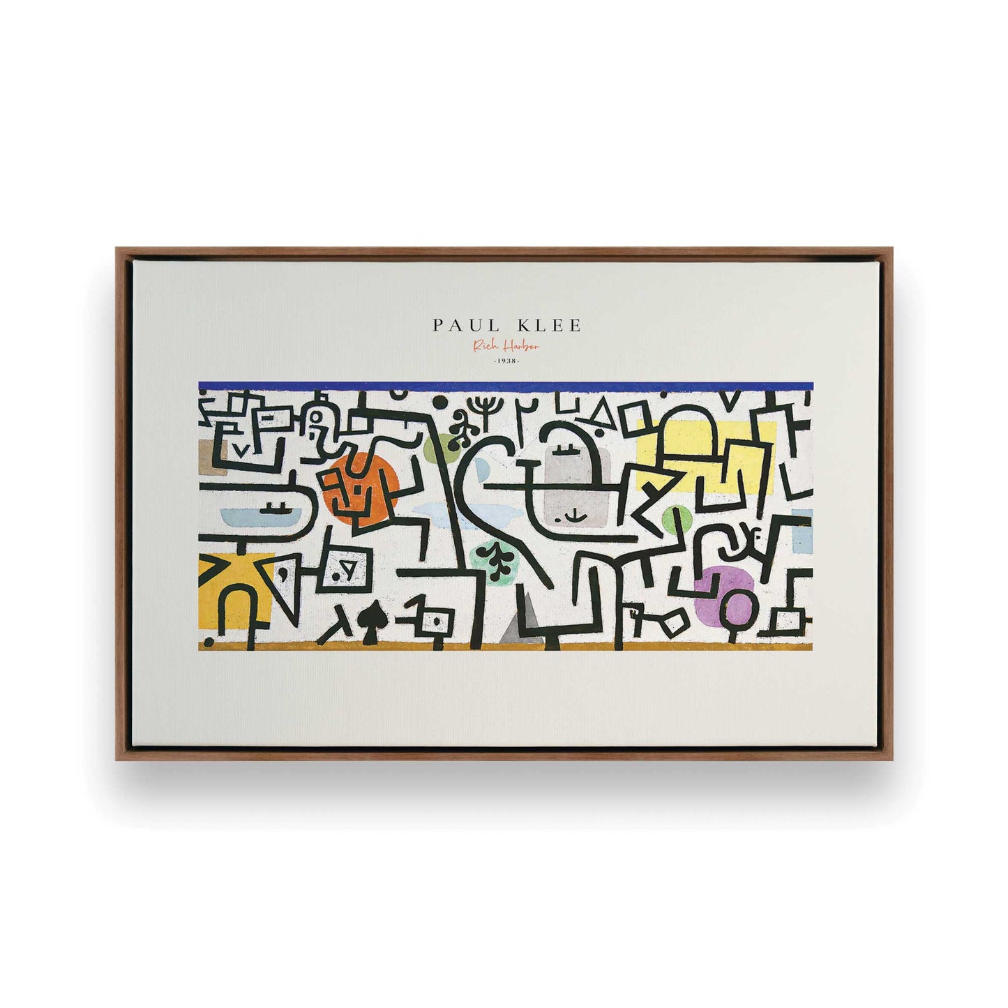 [Color:Walnut], Picture of art in a Walnut frame