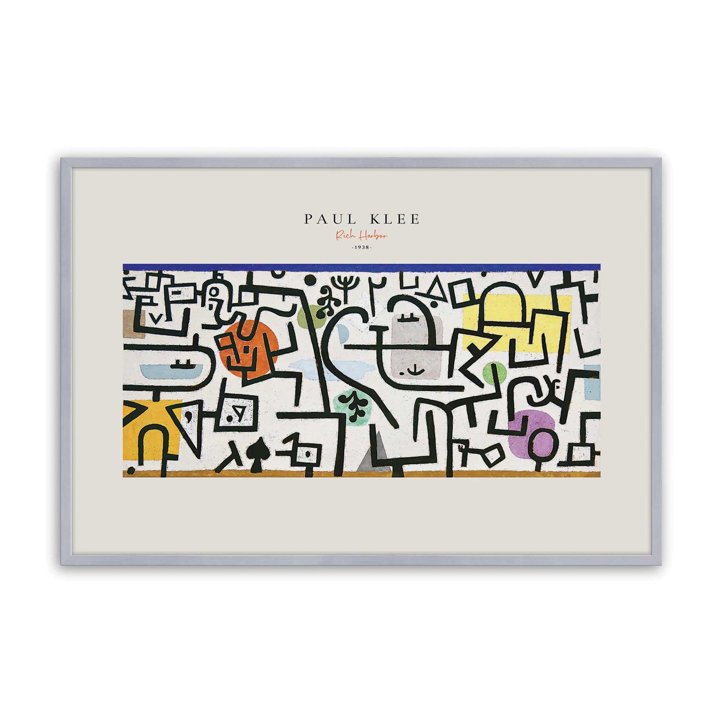 [Color:Polished Chrome], Picture of art in a Polished Chrome frame