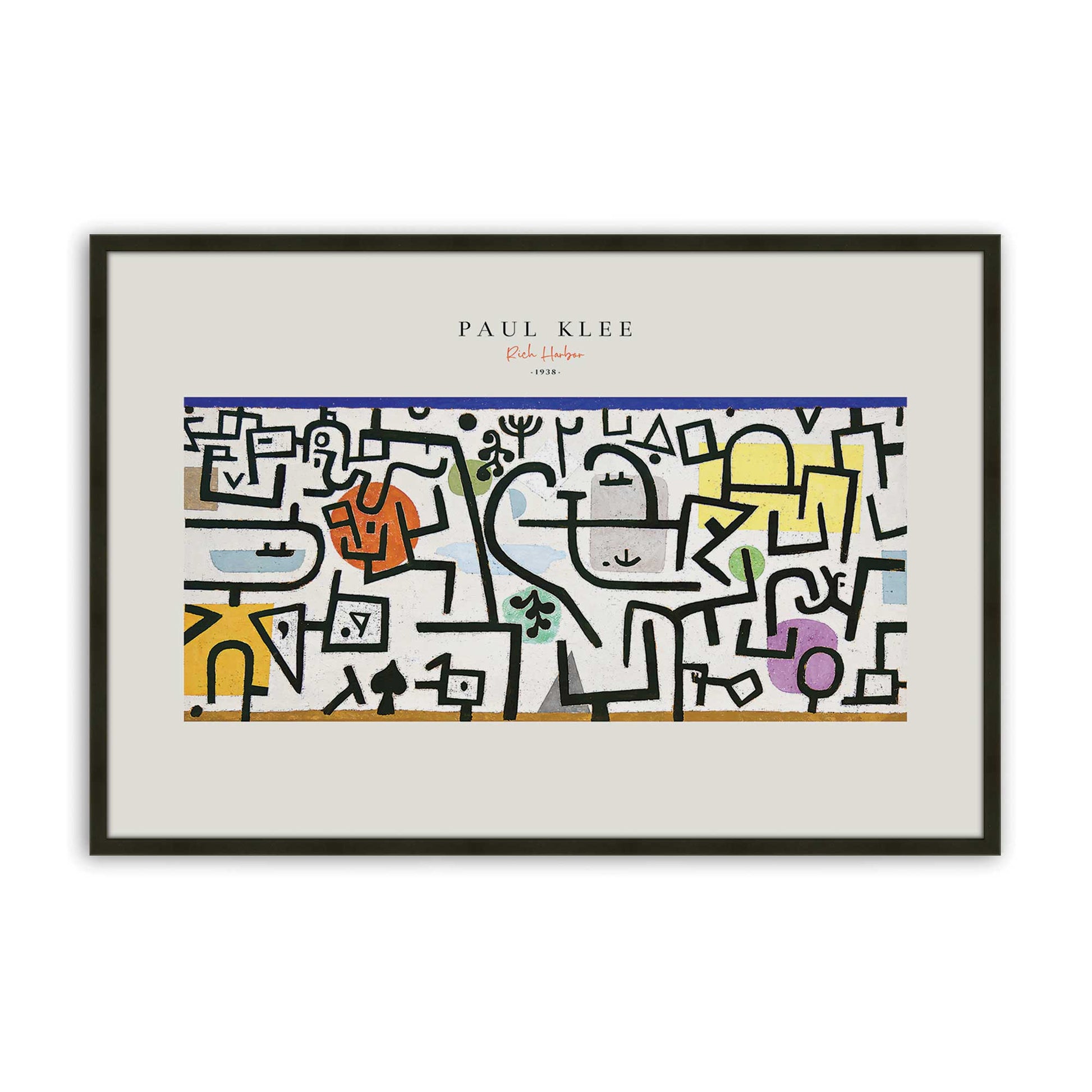 [Color:Satin Black], Picture of art in a Satin Black frame