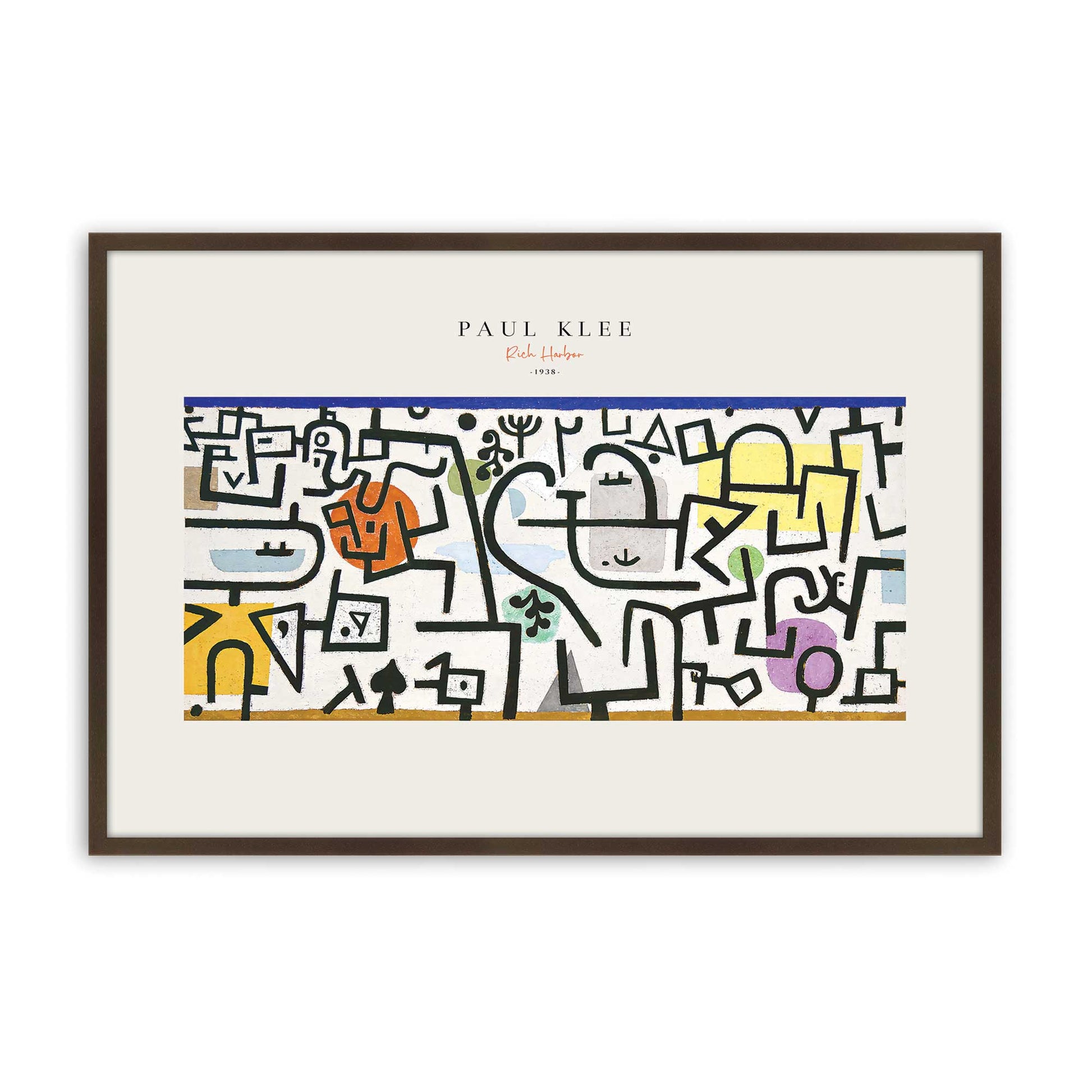 [Color:Belvinder Brown], Picture of art in a Belvinder Brown frame