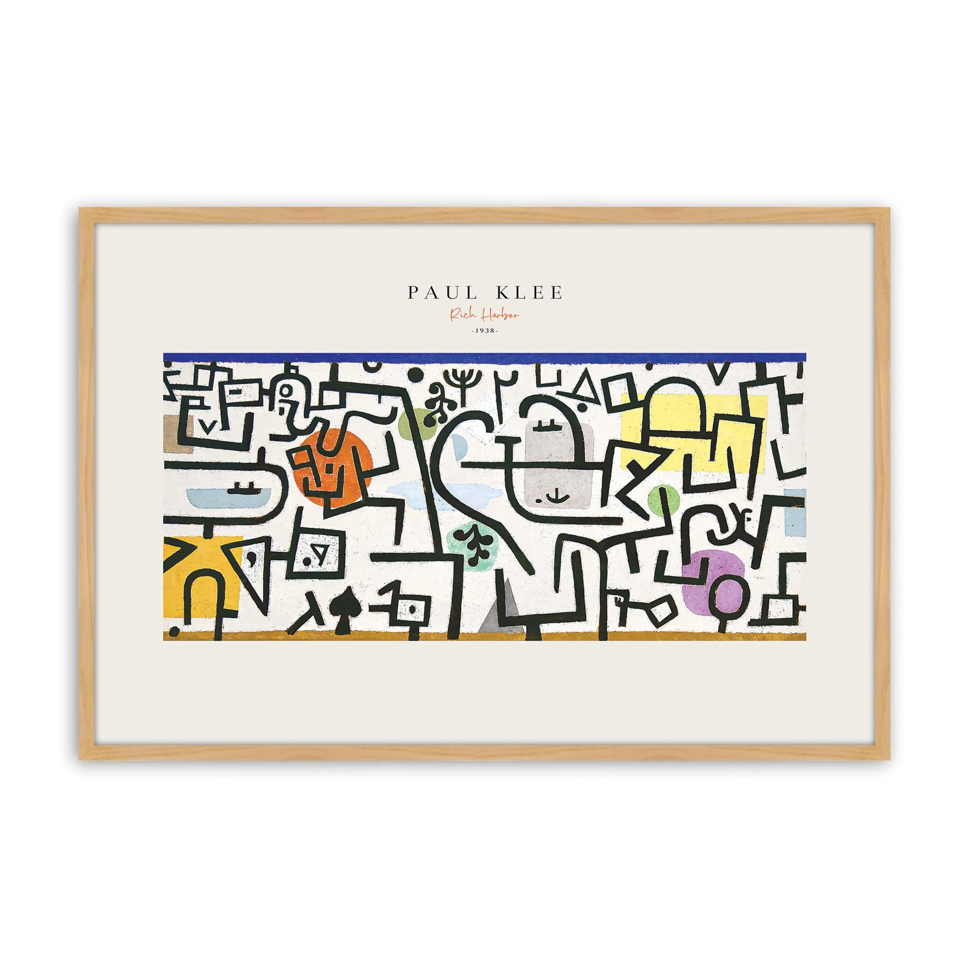 [Color:American Maple], Picture of art in a American Maple frame