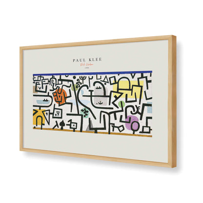 [Color:American Maple], Picture of art in a American Maple frame of the corner