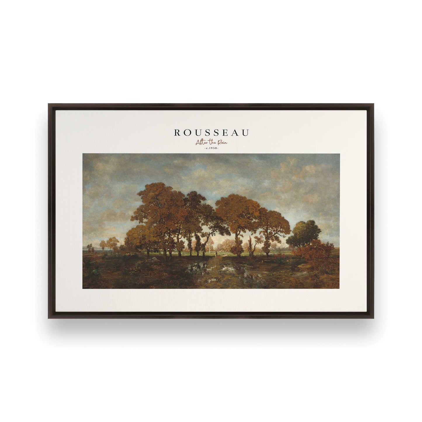 [Color:Espresso], Picture of art in a Espresso frame