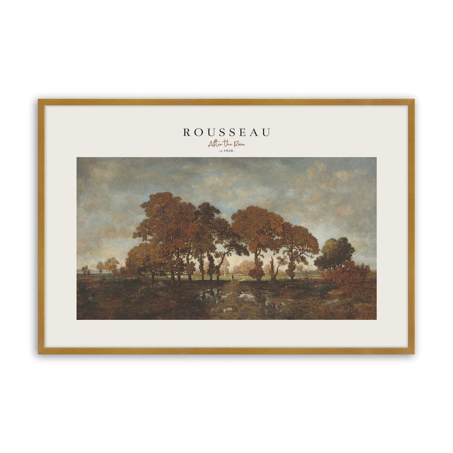[Color:Polished Gold], Picture of art in a Polished Gold frame