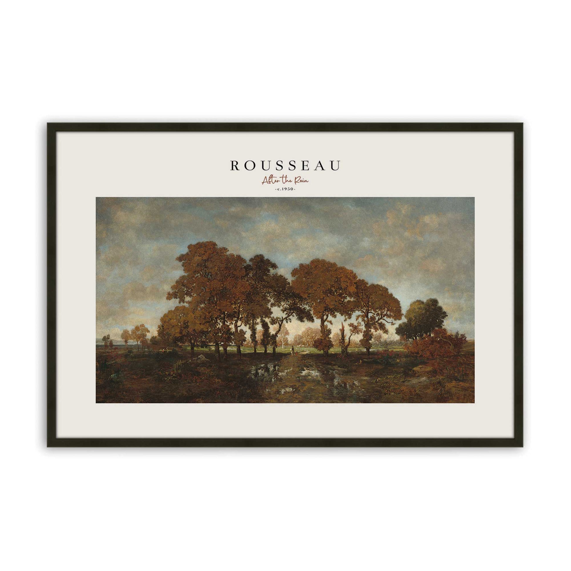 [Color:Satin Black], Picture of art in a Satin Black frame