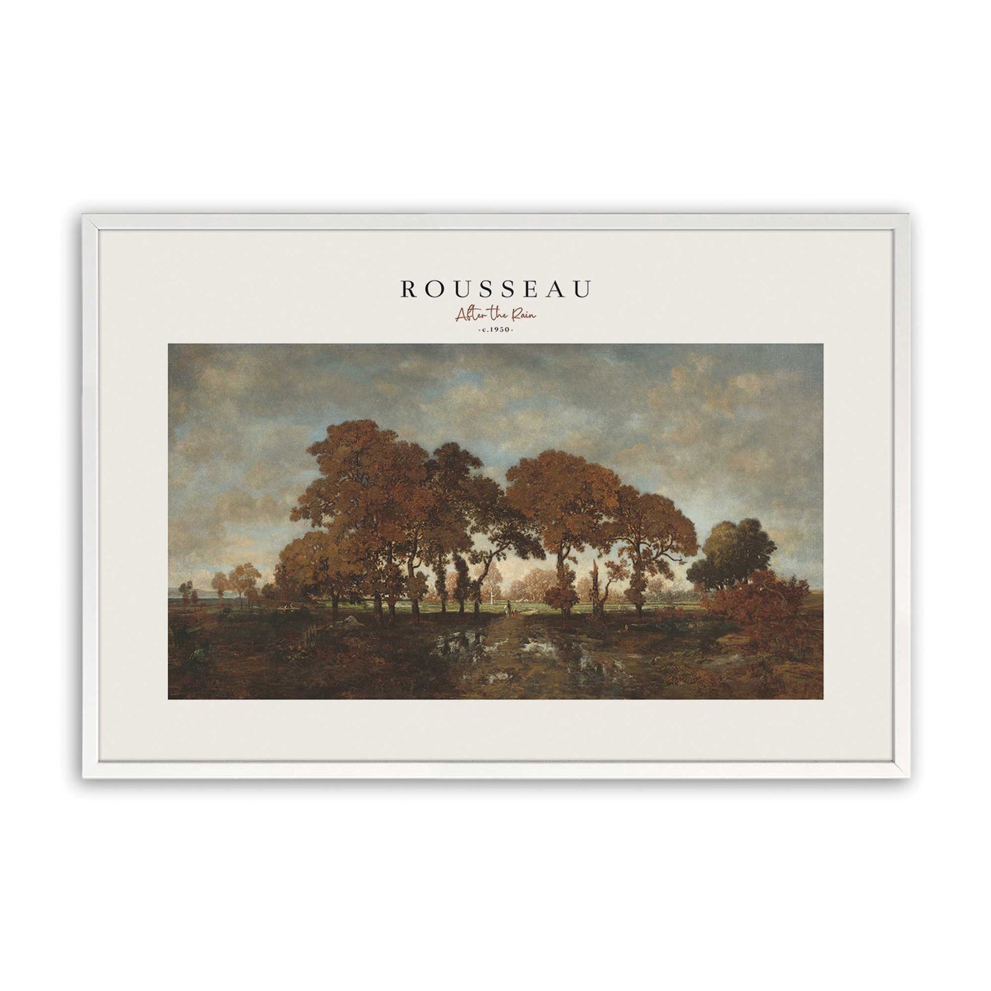 [Color:Opaque White], Picture of art in a Opaque White frame