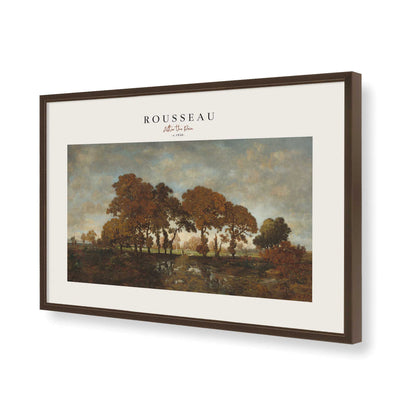 [Color:Belvinder Brown], Picture of art in a Belvinder Brown frame of the corner