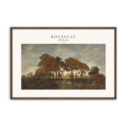 [Color:Walnut], Picture of art in a Walnut frame