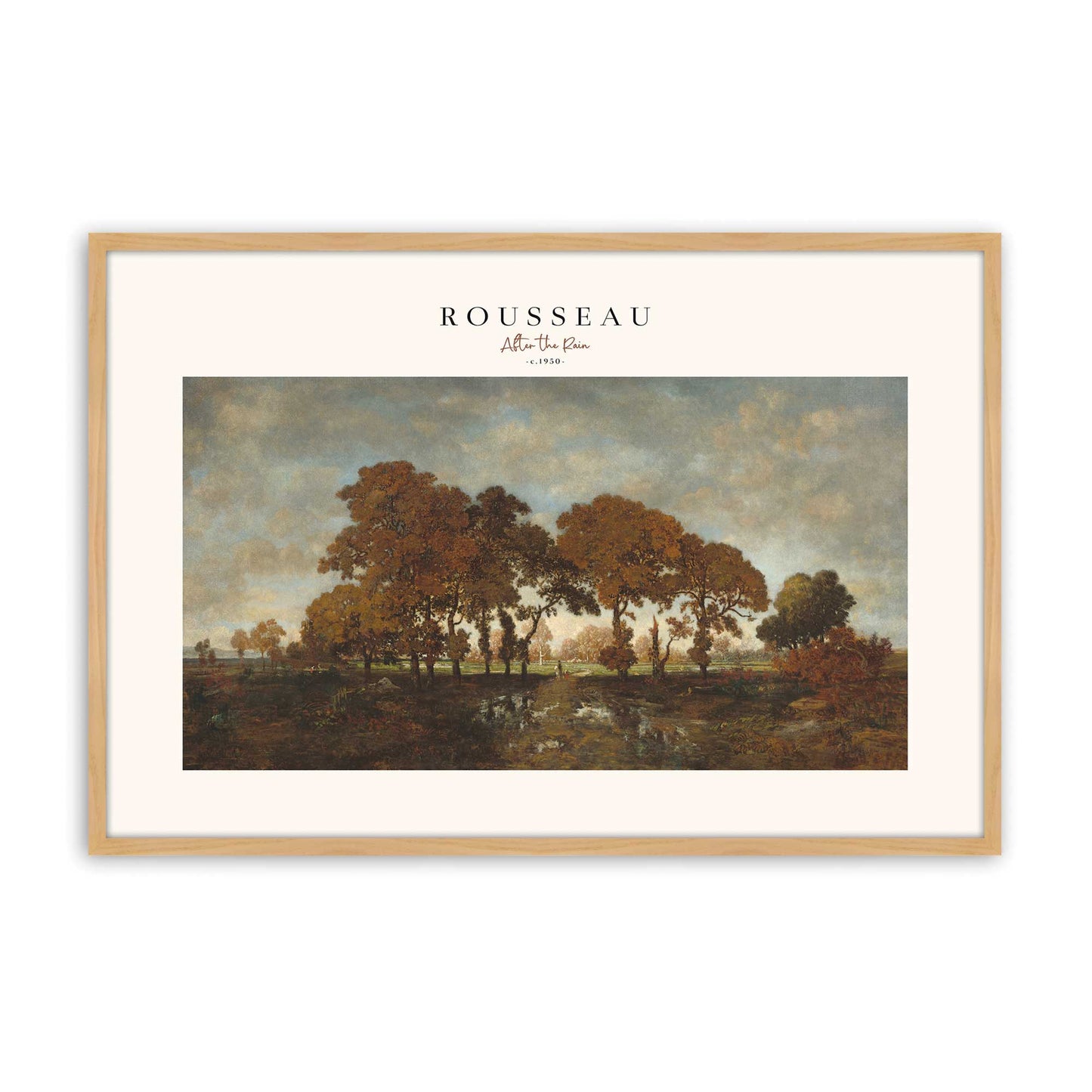 [Color:American Maple], Picture of art in a American Maple frame