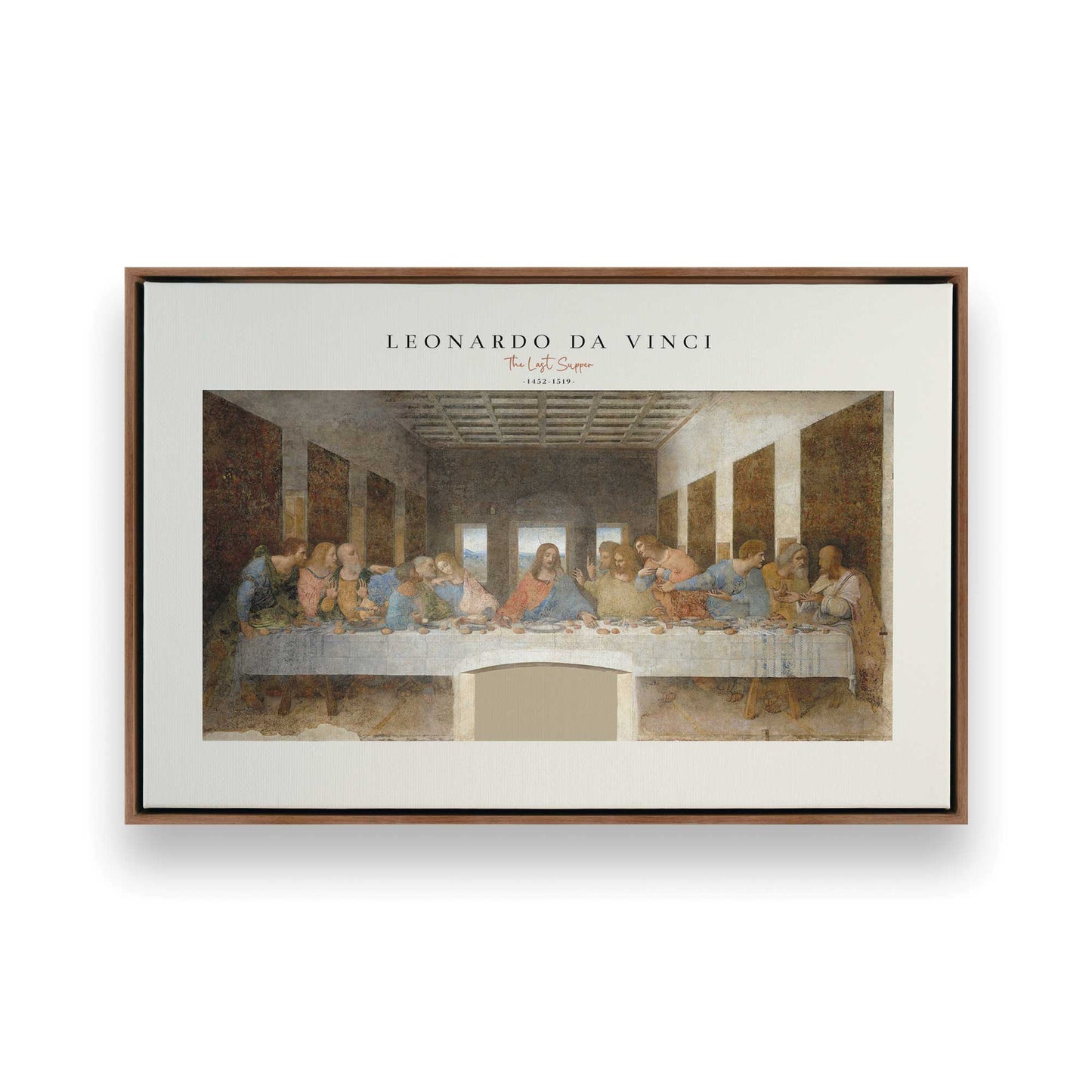 [Color:Walnut], Picture of art in a Walnut frame