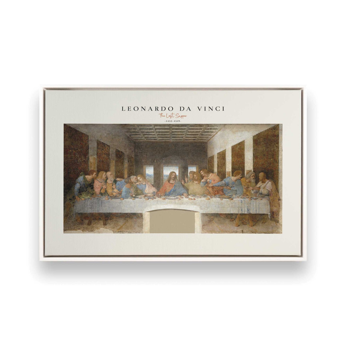 [Color:Opaque White], Picture of art in a White frame