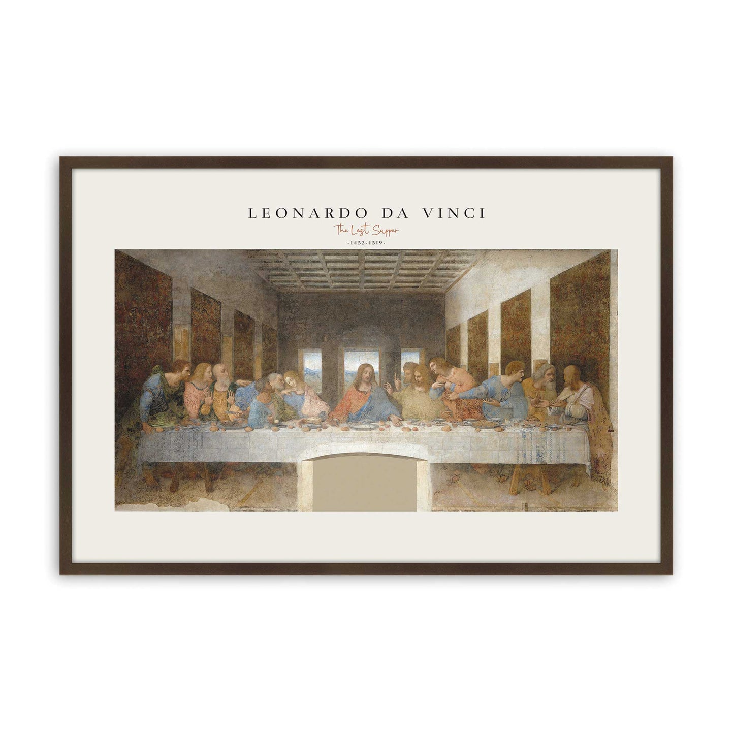 [Color:Belvinder Brown], Picture of art in a Belvinder Brown frame