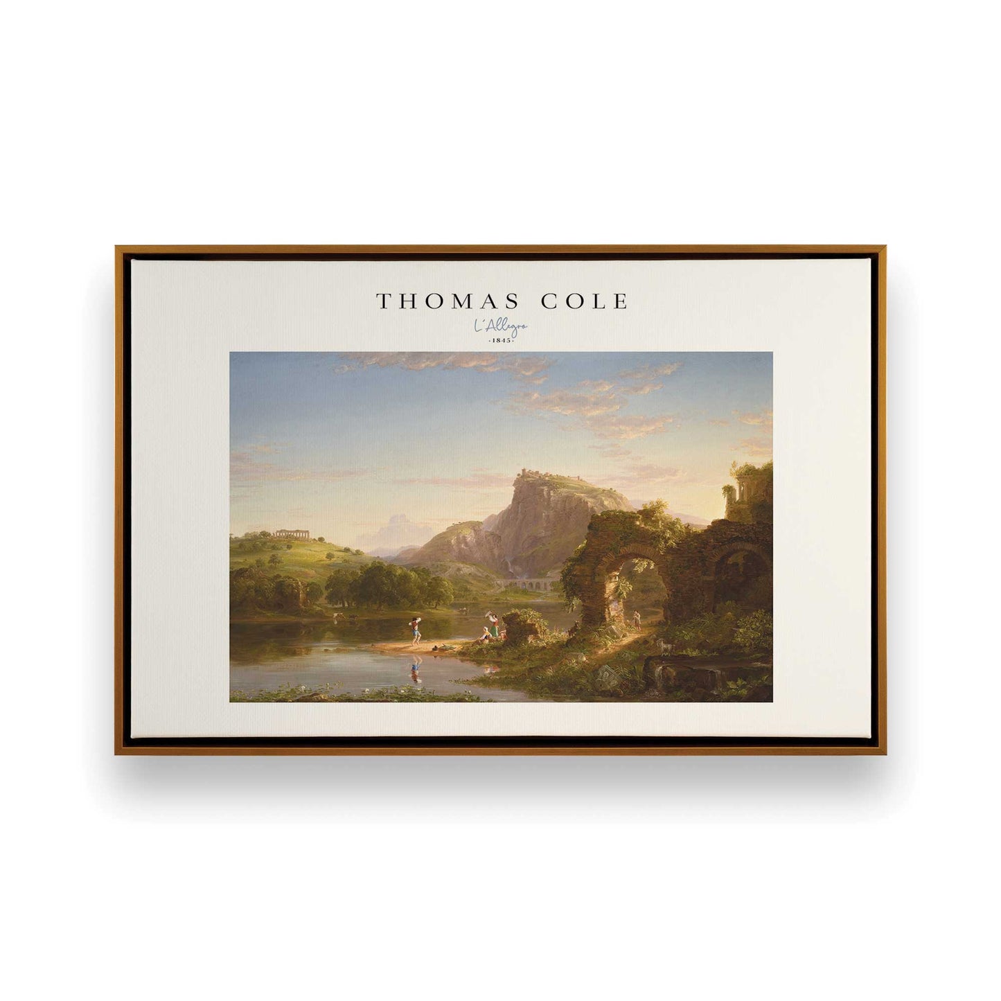 [Color:Polished Gold], Picture of art in a Polished Gold frame