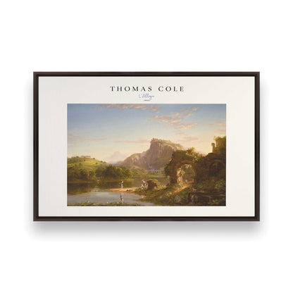 [Color:Espresso], Picture of art in a Espresso frame