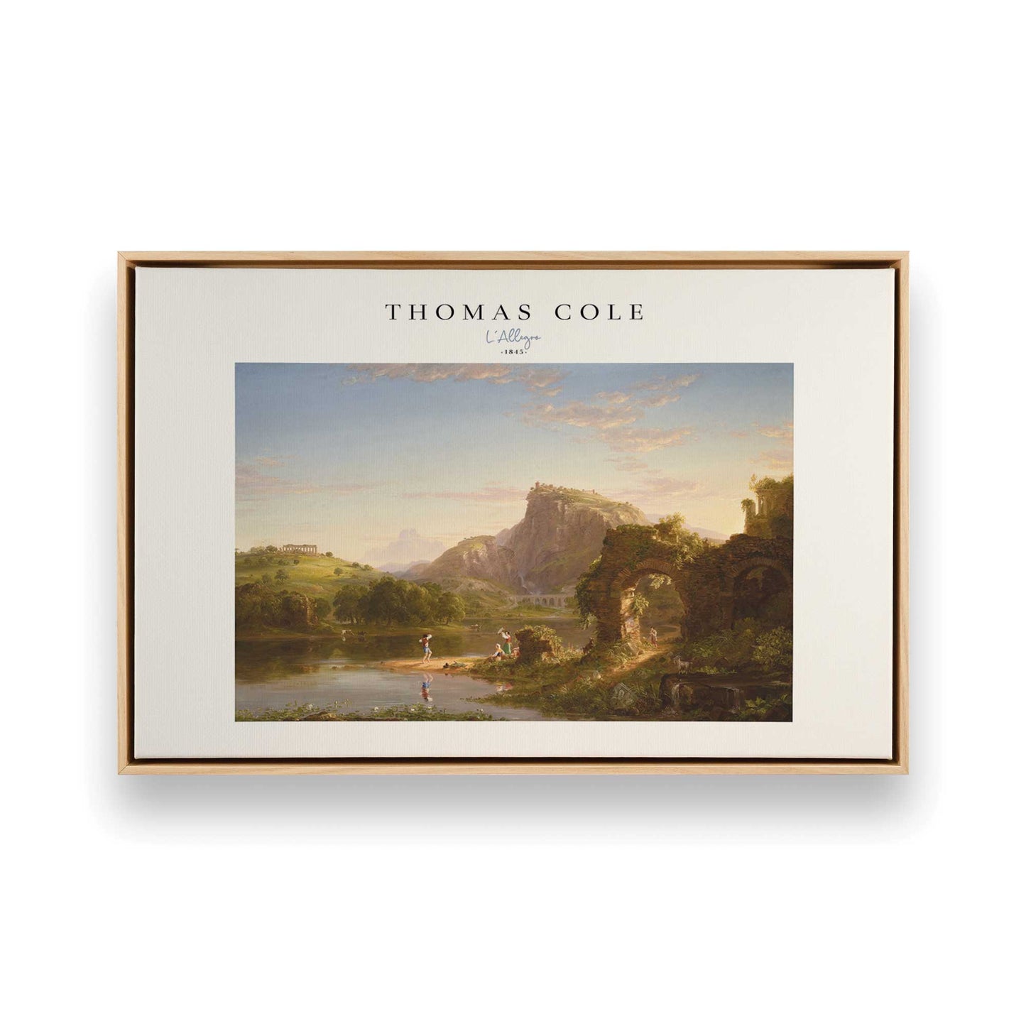 [Color:American Maple], Picture of art in a American Maple frame