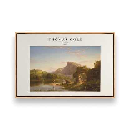 [Color:American Maple], Picture of art in a American Maple frame