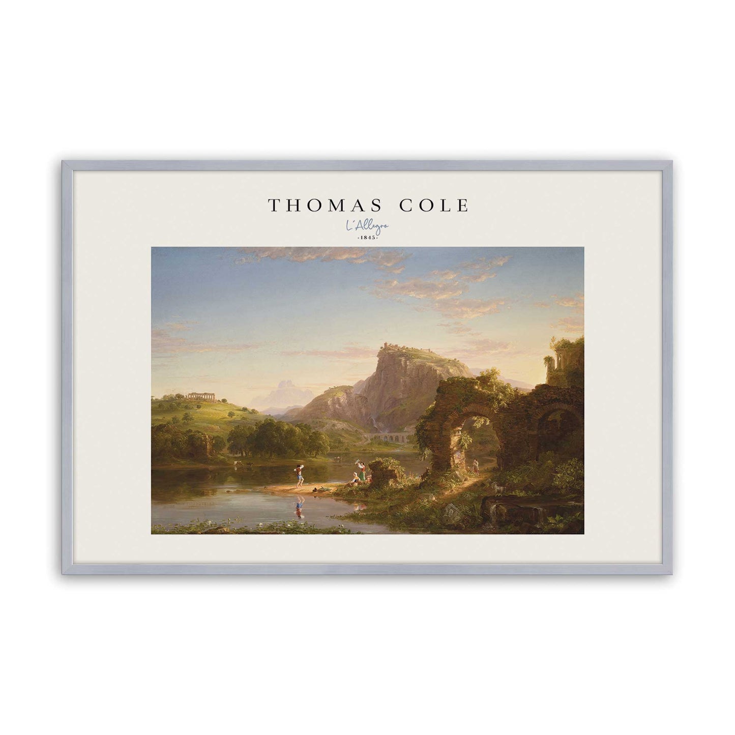 [Color:Polished Chrome], Picture of art in a Polished Chrome frame