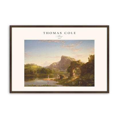 [Color:Belvinder Brown], Picture of art in a Belvinder Brown frame