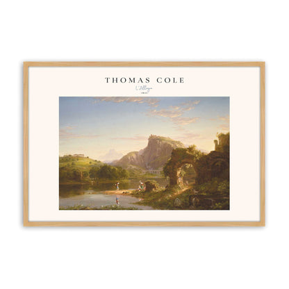 [Color:American Maple], Picture of art in a American Maple frame