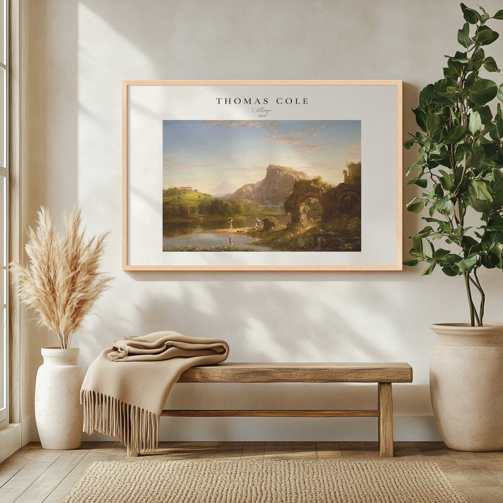 L'Allegro by Thomas Cole Print – Frametolia.