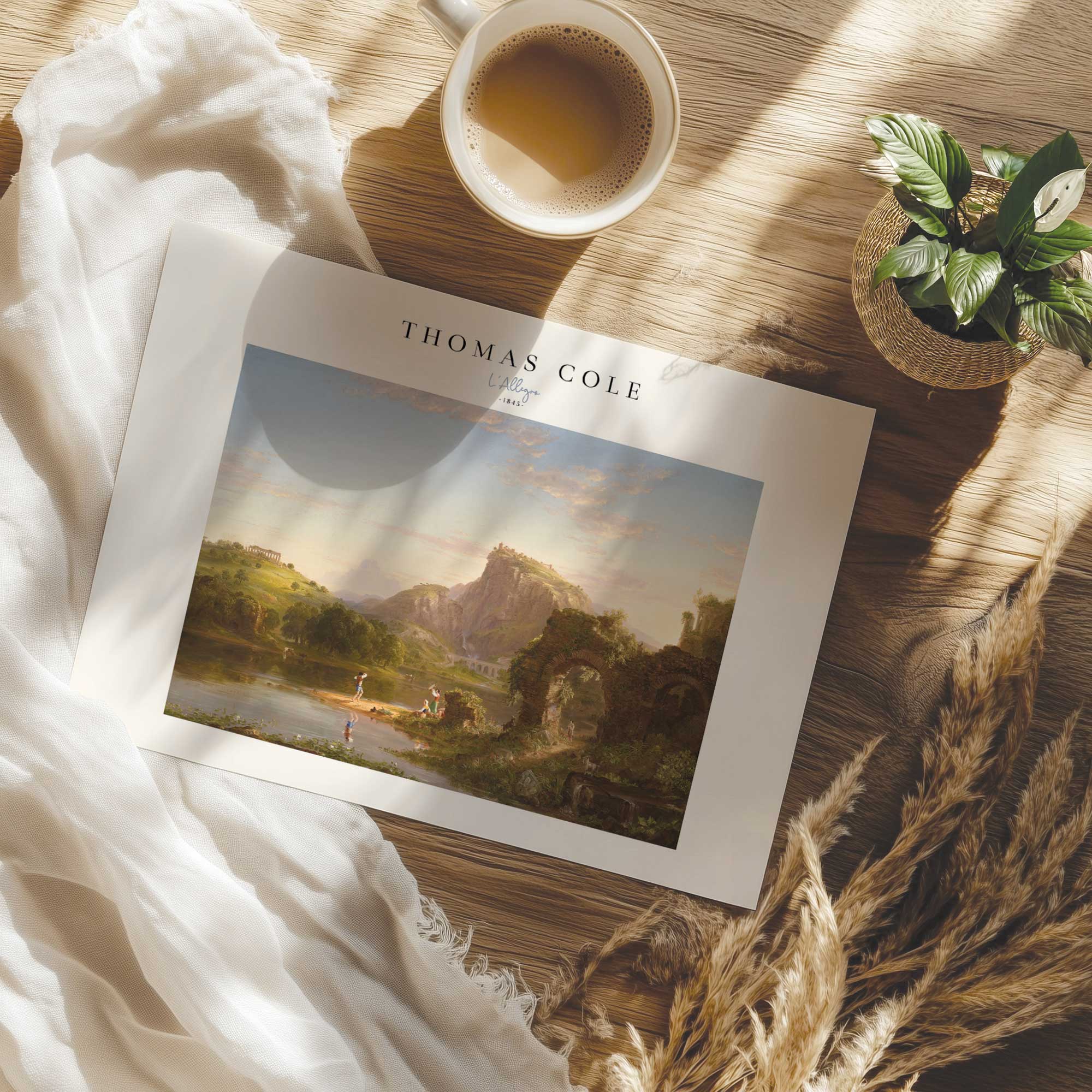 L'Allegro by Thomas Cole Print – Frametolia.