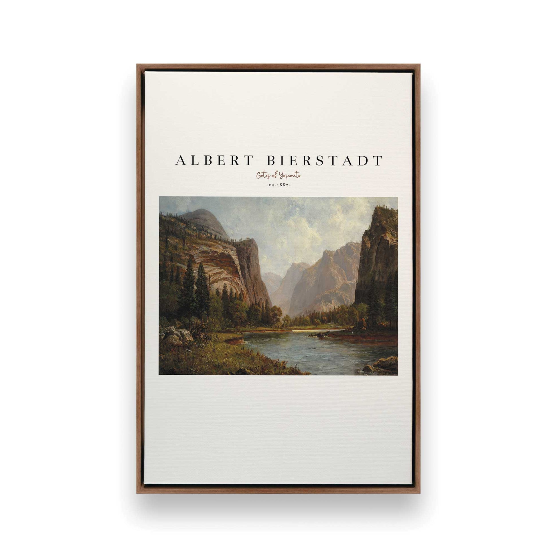 [Color:Walnut], Picture of art in a Walnut frame