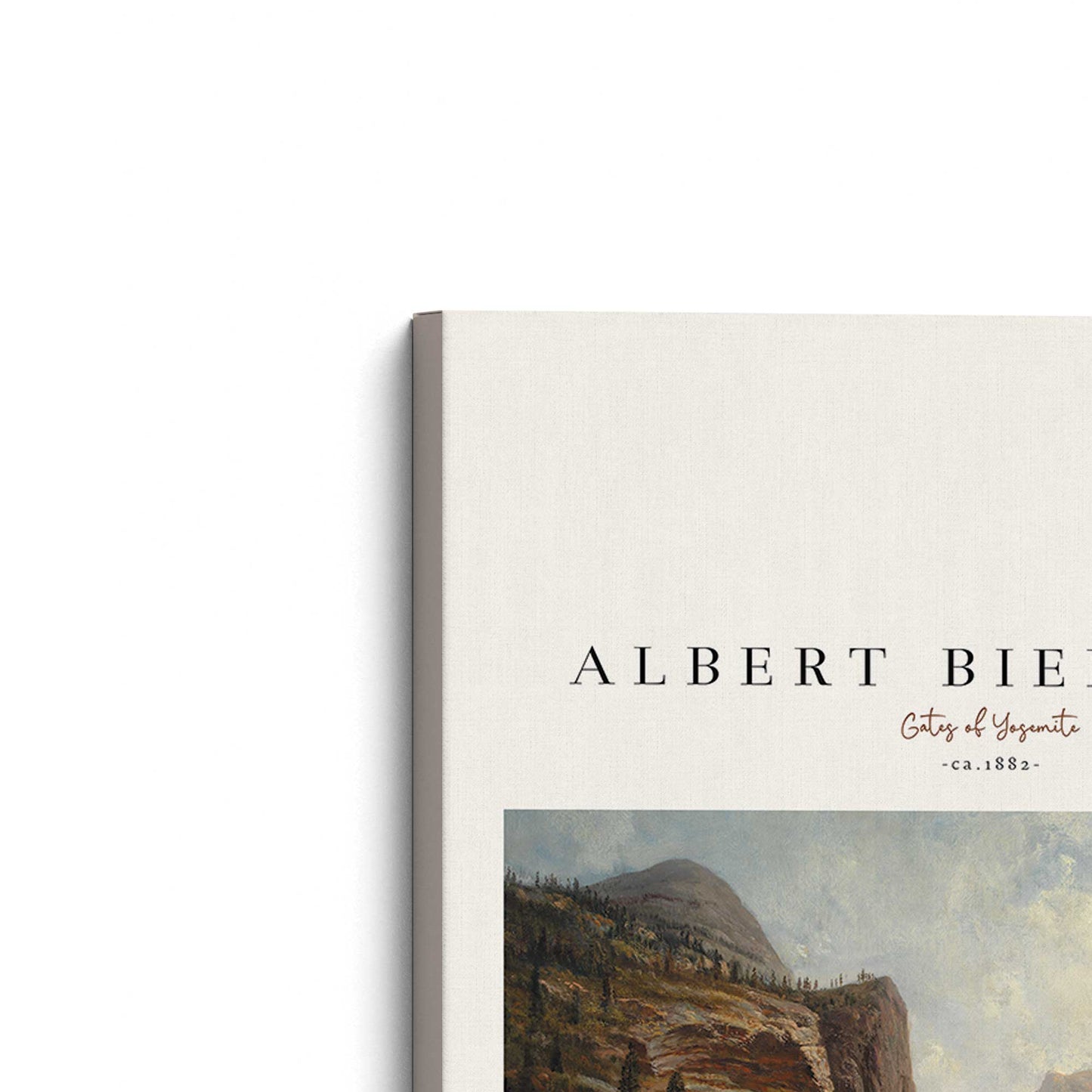 [Color:Stretched Canvas], Picture of the corner of the art