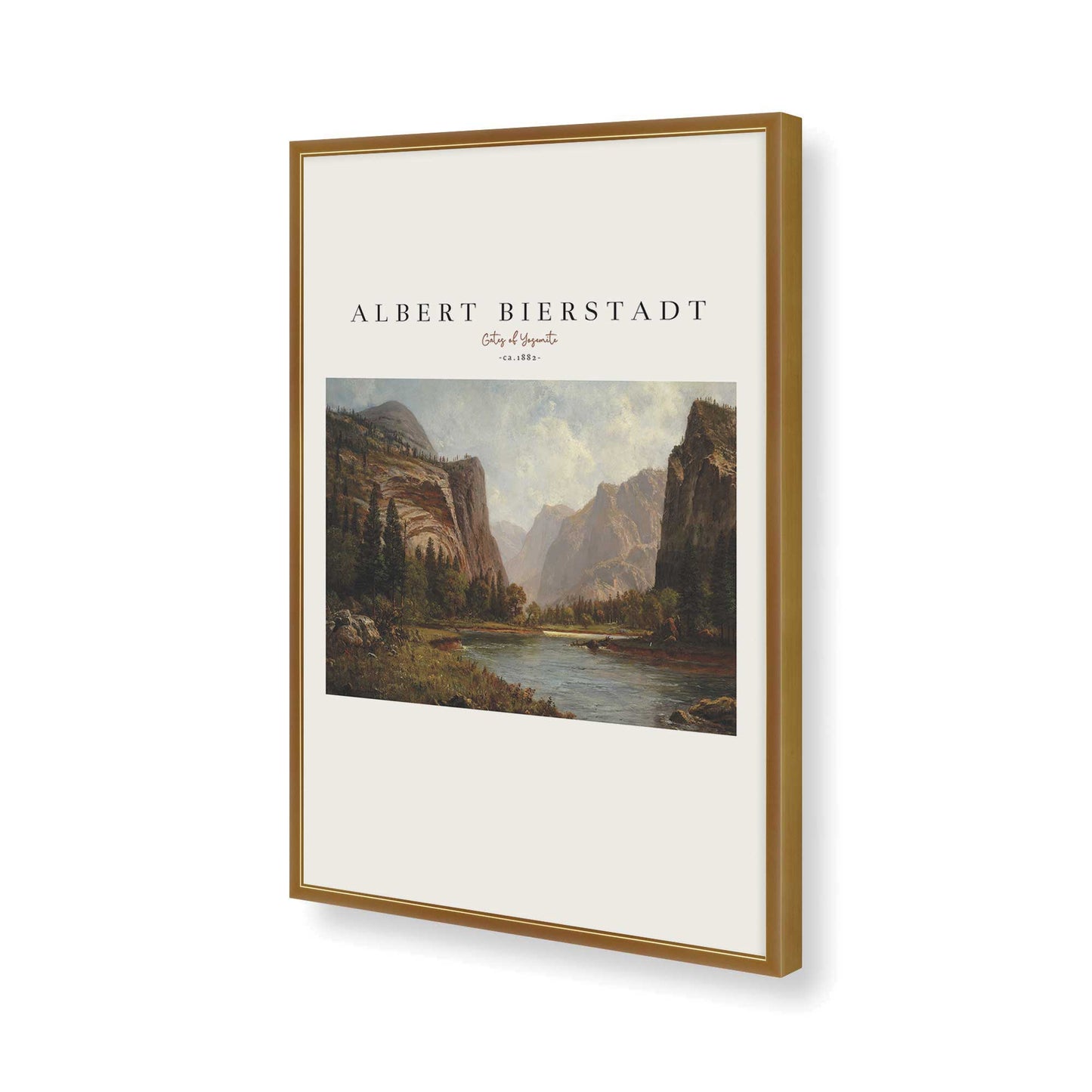 [Color:Polished Gold], Picture of art in a Polished Gold frame of the corner